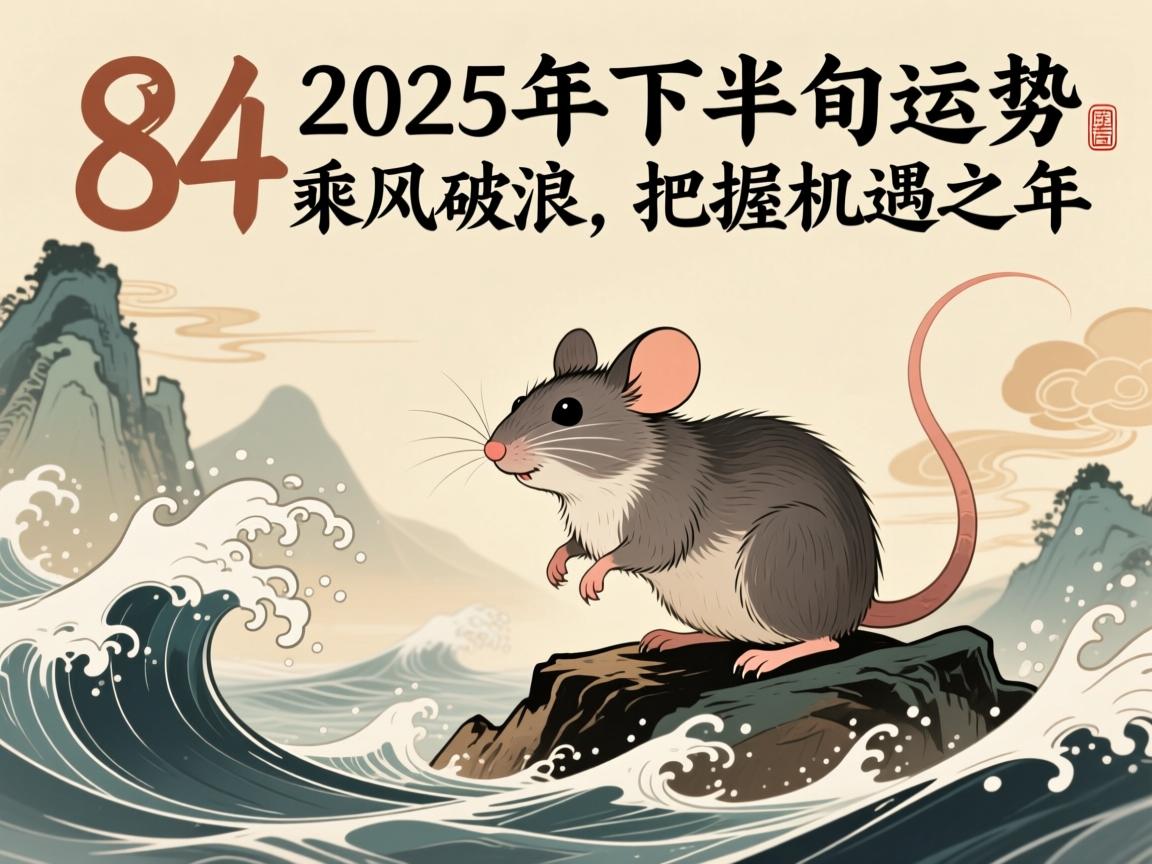 84鼠2025年下半年运势,乘风破浪,把握机遇之年 84鼠2025年下半年运势,乘风破浪,把握机遇之年