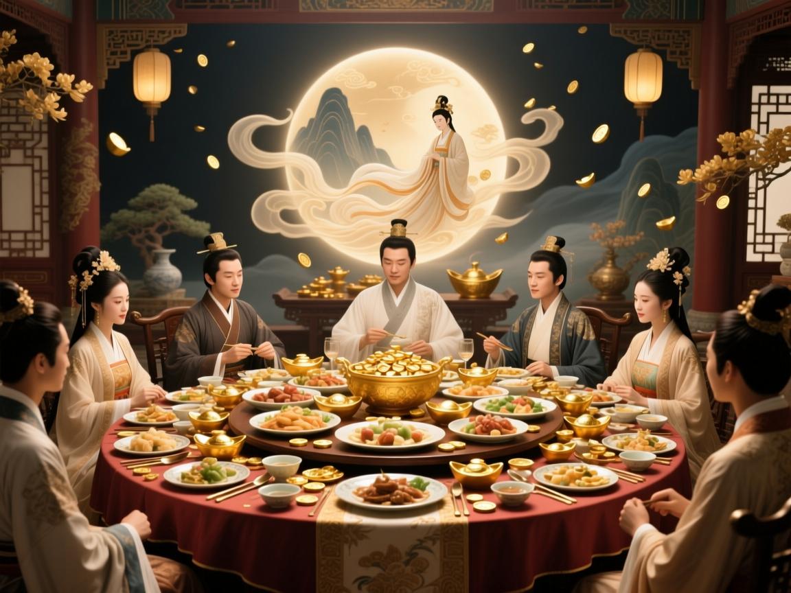 梦见宴席,一场潜意识的财富盛宴与吉兆启示 梦见宴席,一场潜意识的财富盛宴与吉兆启示