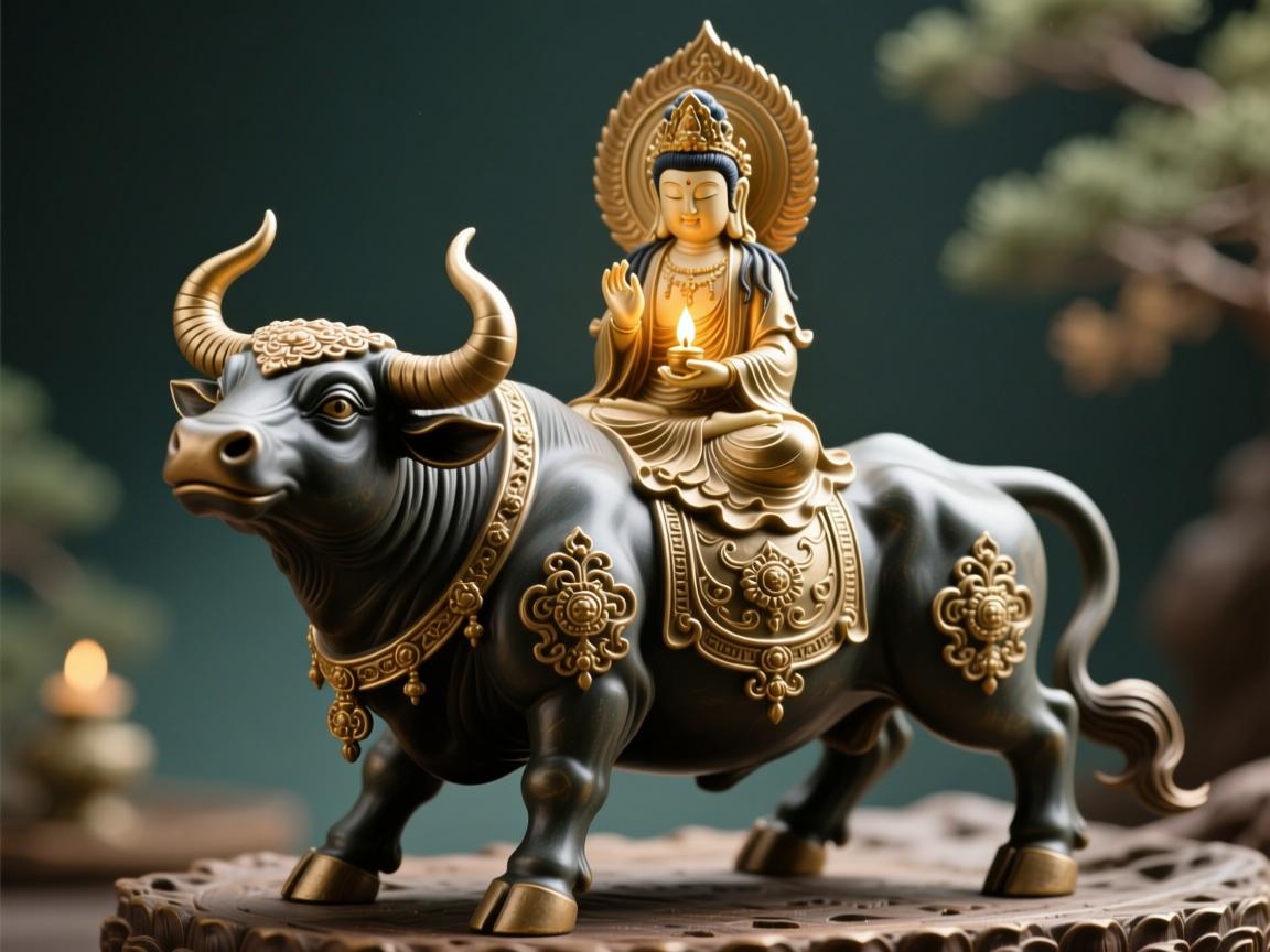 属牛的护身佛，守护心灵的智慧明灯